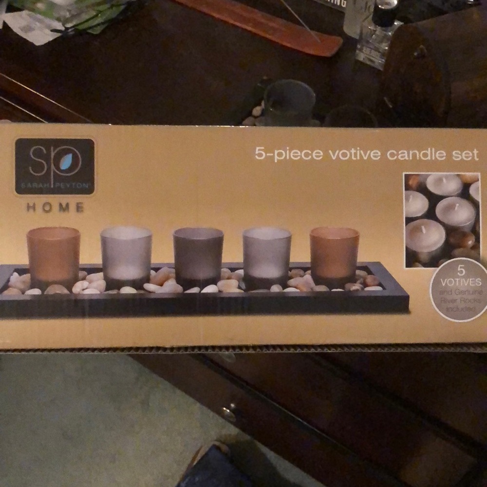 5-Piece Votive Candle Set - Sarah Peyton Home - Picture 4 of 8